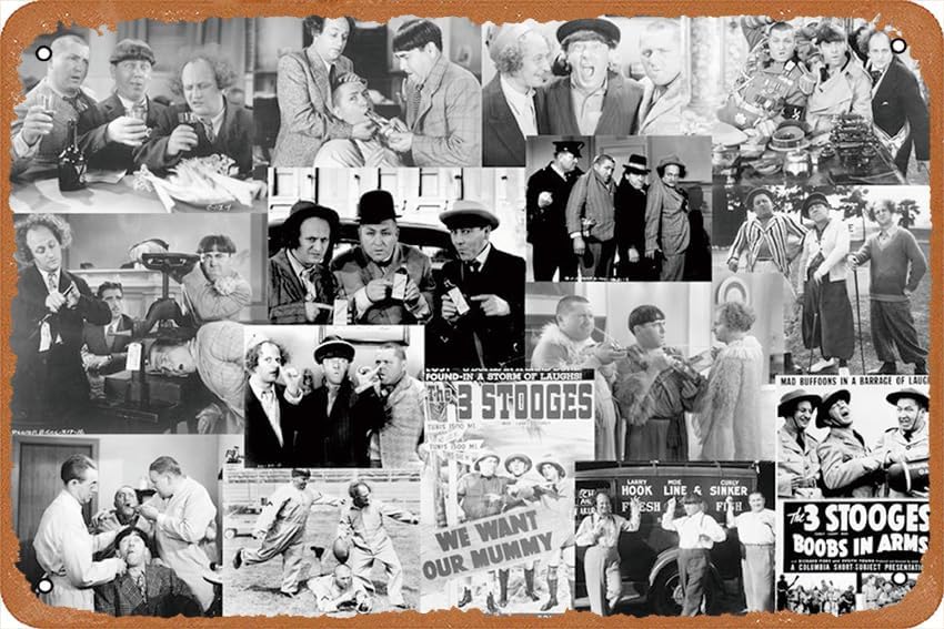 Vintage Collectible Posters - Collection des Trois Stooges, panneau en
