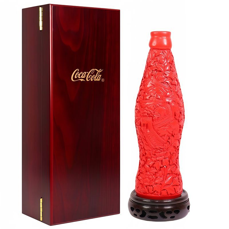 Vintage Collectible Bottles - Bouteille de cola vintage en laque