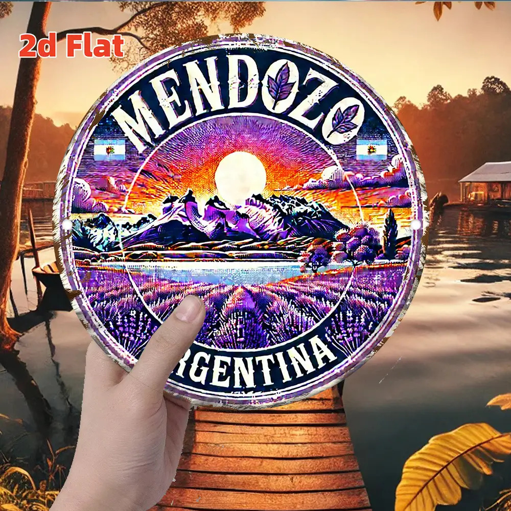 Vintage Collectible Plates - 2D plat, 2D plat rétro Mendoza