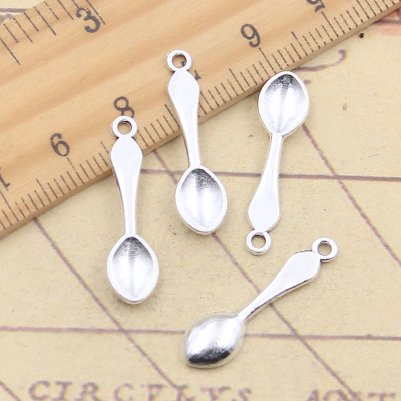 Vintage Collectible Spoons - Cuillère de cuisine en argent tibétain,