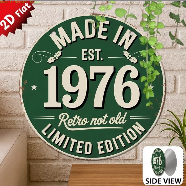 Vintage Collectible Plates - Fabriqué en 1976, rétro, pas ancien,