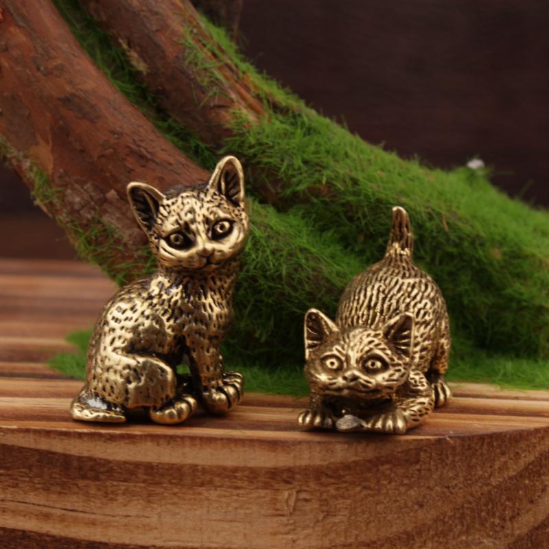Petite figurine de chat en lai - Vintage Collectibles Store avis et prix