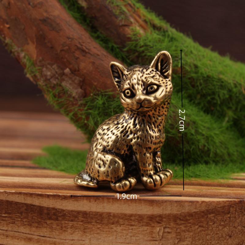 Petite figurine de chat en lai - Vintage Collectibles Store avis et prix